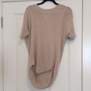 Tan high-low T-shirt